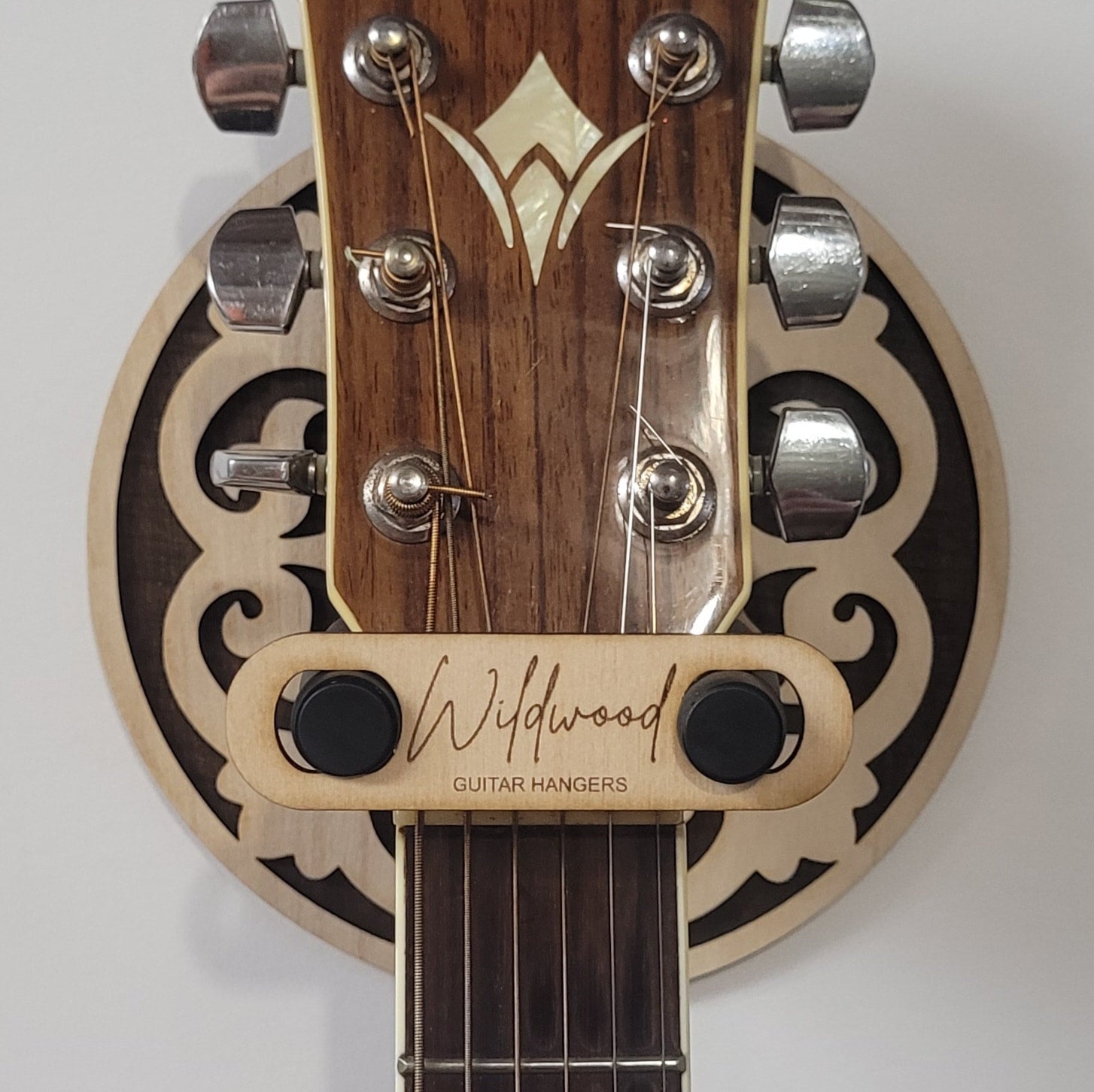 Wolfride guitar hanger wall mount with safe slot best sale